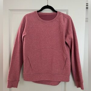 Lululemon mauve quilted sweatshirt